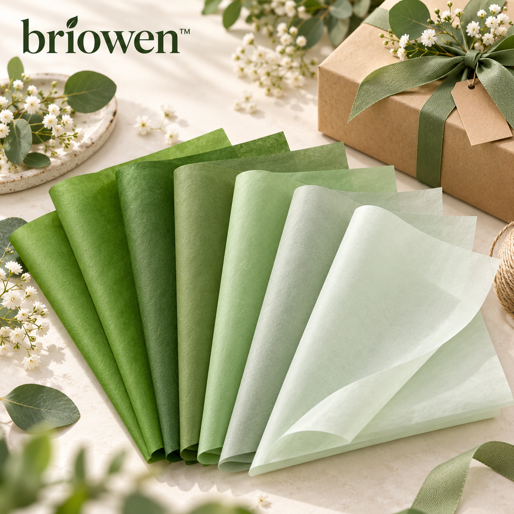 𝐛𝐫𝐢𝐨𝐰𝐞𝐧™ Misty Sage Gift Wrapping Tissue Paper Assortment