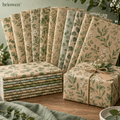 𝐛𝐫𝐢𝐨𝐰𝐞𝐧™ Sage Botanical Matte Kraft Gift Wrapping Paper Sheets