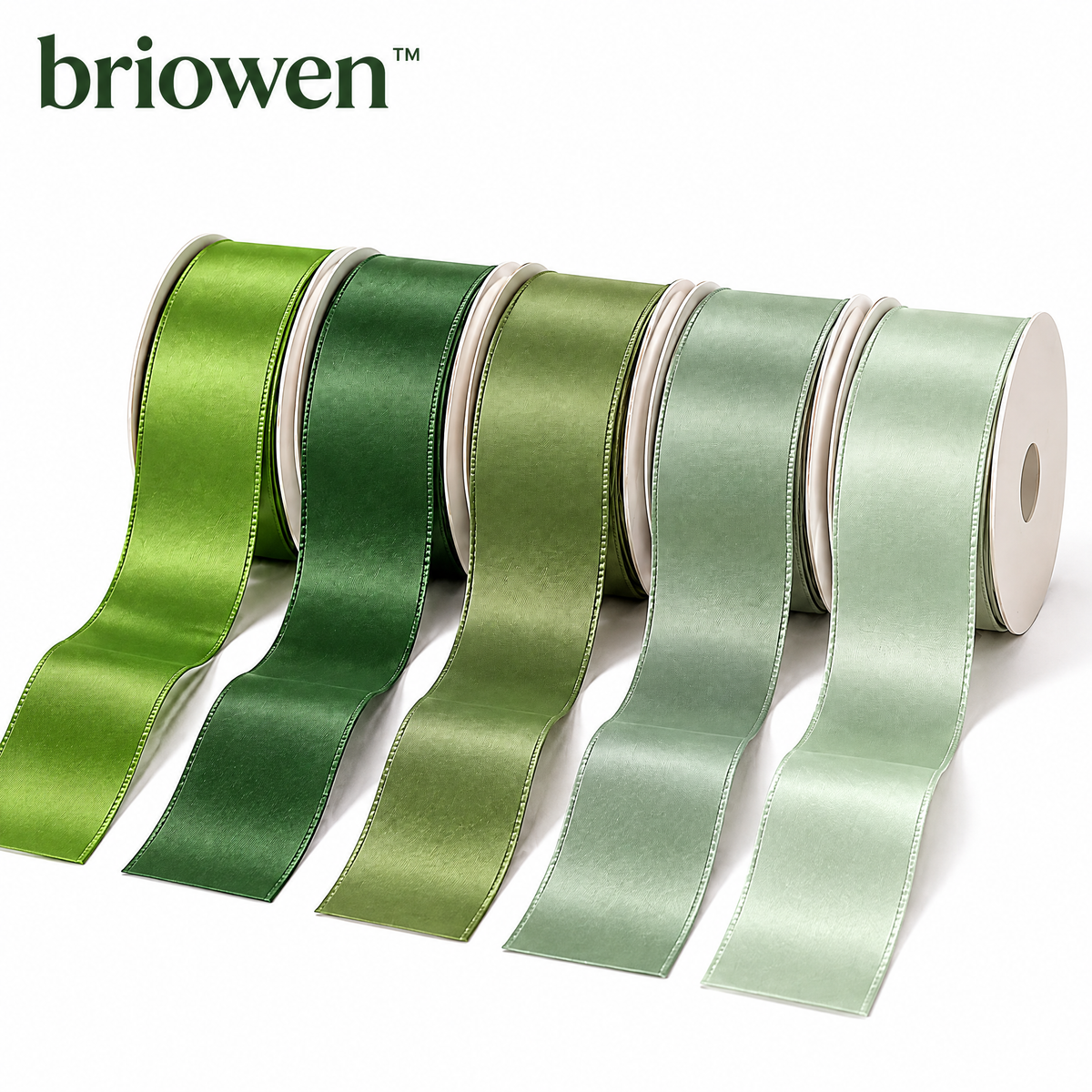 𝐛𝐫𝐢𝐨𝐰𝐞𝐧™ Botanical Gift Wrapping Paper Ribbon and Tag Starter Kit